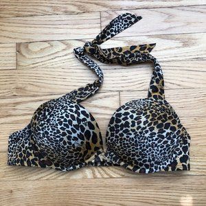 VS Bombshell Add Two Cups Leopard Bikini Top